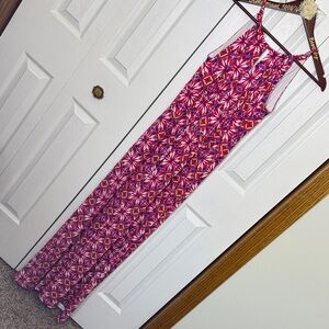 Cato Geometric Print Maxi Dress